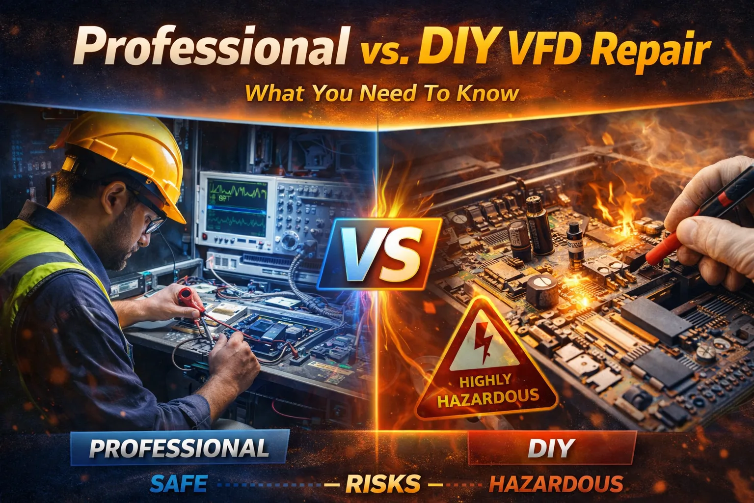 Professional vs. DIY VFD Repair: What You Need To Know